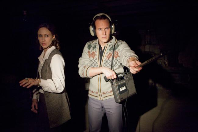 Vera Farmiga and Patrick WIlson in The Conjuring