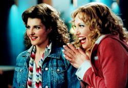 Nia Vardalos and Toni Collette in Connie and Carla