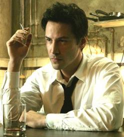 Keanu Reeves in Constantine.