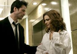 Keanu Reeves and Rachel Weisz in Constantine.