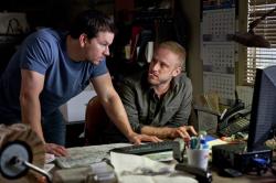 Mark Wahlberg and Ben Foster in Contraband.