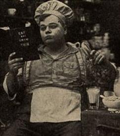 Roscoe Arbuckle in The Cook. Roscoe Arbuckle in The Cook.