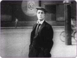 Buster Keaton in Cops. Buster Keaton in Cops.