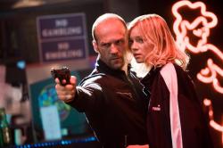 Jason Statham and Amy Smart in Crank.