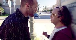 Jason Statham and Efren Ramirez in Crank. Jason Statham and Efren Ramirez in Crank.