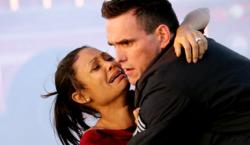 Thandie Newton and Matt Dillon in Crash.