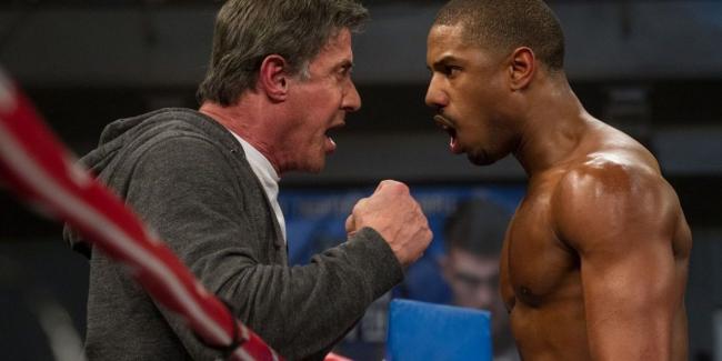 Sylvester Stallone and Michael B. Jordan in Creed Sylvester Stallone and Michael B. Jordan in Creed