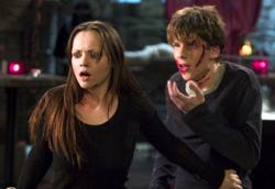 Christina Ricci and Jesse Eisenberg in Cursed. Christina Ricci and Jesse Eisenberg in Cursed.