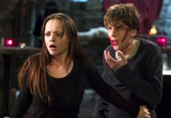 Christina Ricci and Jesse Eisenberg in Cursed.