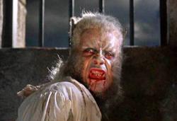 Oliver Reed as the werewolf in The Curse of the Werewolf.