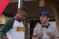 Cuba Gooding Jr. being directed by former child star, Fred Savage in Daddy Day Camp. Cuba Gooding Jr. being directed by former child star, Fred Savage in Daddy Day Camp.