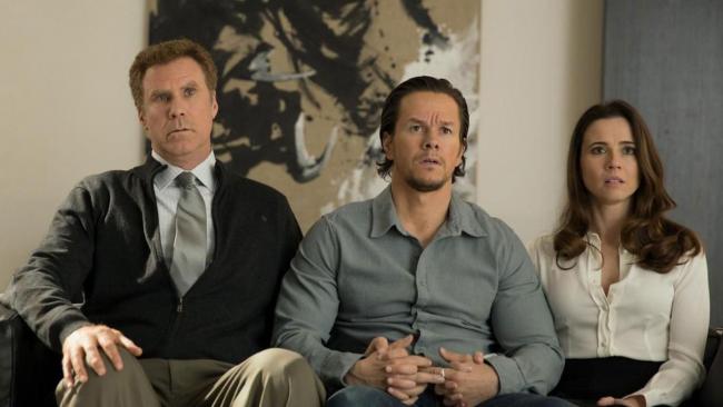 Will Ferrell, Mark Wahlberg, and Linda Cardellini in Daddy's Home. Will Ferrell, Mark Wahlberg, and Linda Cardellini in Daddy's Home.