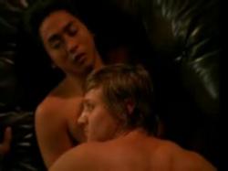 Dion Basco and Jeremy Renner in Dahmer Dion Basco and Jeremy Renner in Dahmer