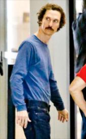 A dangerously thin Matthew McConaughey in Dallas Buyers Club. A dangerously thin Matthew McConaughey in Dallas Buyers Club.