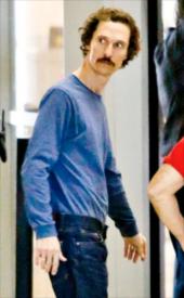 A dangerously thin Matthew McConaughey in Dallas Buyers Club.