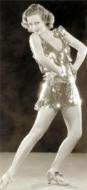 Joan Crawford showing off her gams in Dance, Fools, Dance