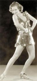 Joan Crawford showing off her gams in Dance, Fools, Dance Joan Crawford showing off her gams in Dance, Fools, Dance