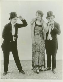 Gloria Swanson, Helen Bray and Bobby Vernon in The Danger Girl Gloria Swanson, Helen Bray and Bobby Vernon in The Danger Girl