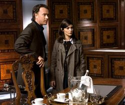 Tom Hanks and Audrey Tautou in The Da Vinci Code.