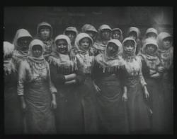 Hard working women above the coal mines.