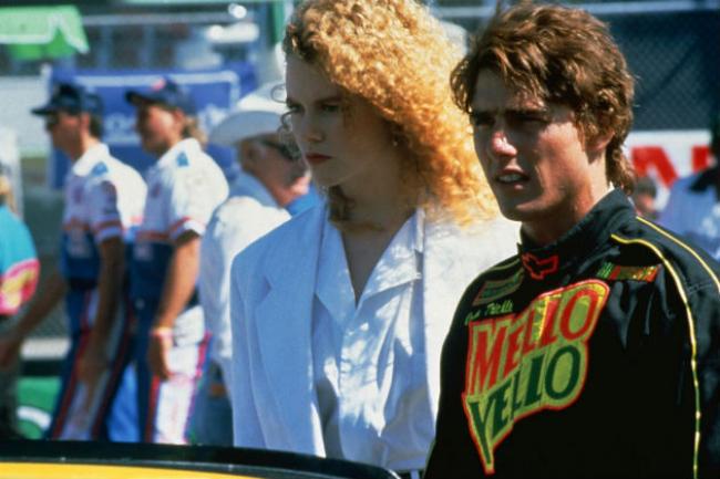 Nicole Kidman and Tom Cruise in Days of Thunder