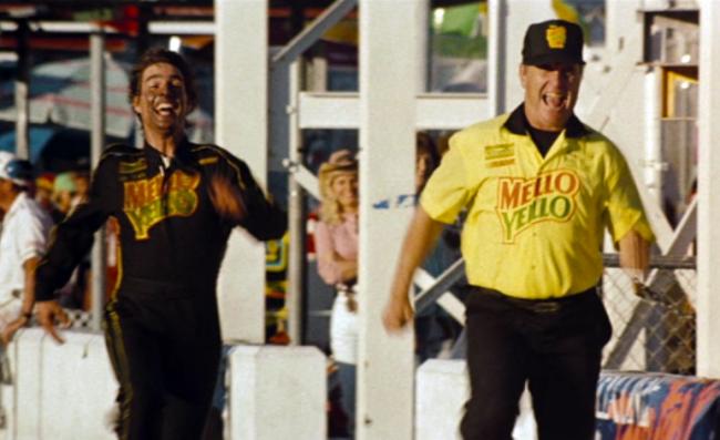 Tom Cruise and Robert Duvall in Days of Thunder.