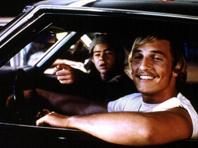 Matthew McConaughey in Dazed and Confused. Matthew McConaughey in Dazed and Confused.