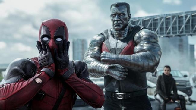 Ryan Reynolds in Deadpool. Ryan Reynolds in Deadpool.