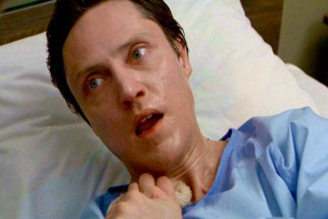 Christopher Walken has a vision in The Dead Zone. Christopher Walken has a vision in The Dead Zone.