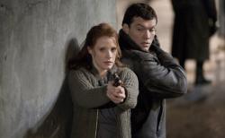 Jessica Chastain and Sam Worthington in The Debt.