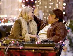 Kristin Chenoweth and Danny DeVito in Deck the Halls. Kristin Chenoweth and Danny DeVito in Deck the Halls.