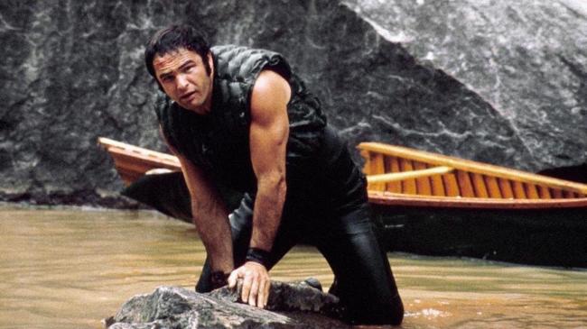 Burt Reynolds in Deliverance. Burt Reynolds in Deliverance.