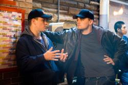 Matt Damon and Leonardo DiCaprio in The Departed.