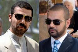 On the left the real Uday Hussein and on the right the real Latif Yahia.