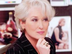 Meryl Streep in The Devil Wears Prada.