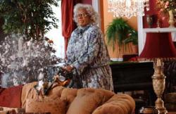 Madea does some redecorating in Diary of a Mad Black Woman.