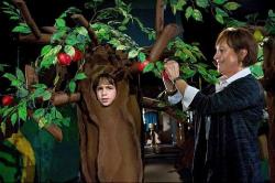 Greg playing a tree in a school production of The Wizard of Oz.