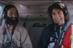 Jason Mantzoukas and Sacha Baron Cohen in The Dictator.