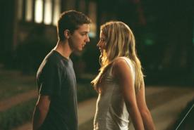 Shia LaBeouf and Sarah Roemer in DreamWorks Pictures' Disturbia. Shia LaBeouf and Sarah Roemer in DreamWorks Pictures' Disturbia.