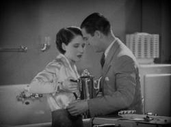 Norma Shearer and Chester Morris in The Divorcee.