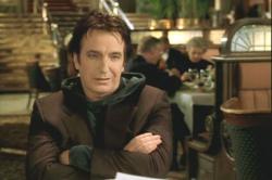 Alan Rickman as the sarcastic voice of God in Dogma.