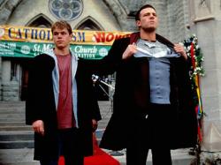 Matt Damon and Ben Affleck in Dogma. Matt Damon and Ben Affleck in Dogma.