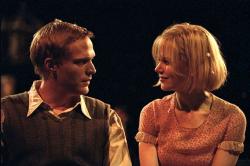 Paul Bettany and Nicole Kidman in Dogville. Paul Bettany and Nicole Kidman in Dogville.