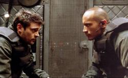 Karl Urban as Reaper and Dwayne Karl Urban as Reaper and Dwayne