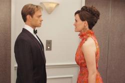 David Hyde Pierce and Sarah Paulson in Down with Love.