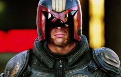 Karl Urban in Dredd.