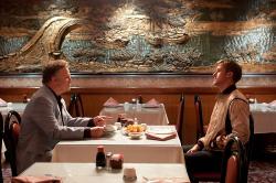 Albert Brooks and Ryan Gosling in Drive.