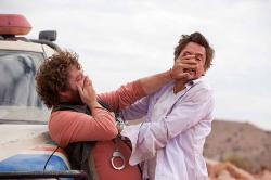 Zach Galifianakis and Robert Downey Jr. in Due Date. Zach Galifianakis and Robert Downey Jr. in Due Date.