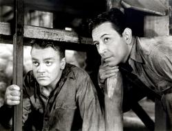 James Cagney and George Raft in Each Dawn I Die. James Cagney and George Raft in Each Dawn I Die.