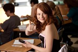 Emma Stone deserves an Easy A, but the rest of the movie only gets a hard C.